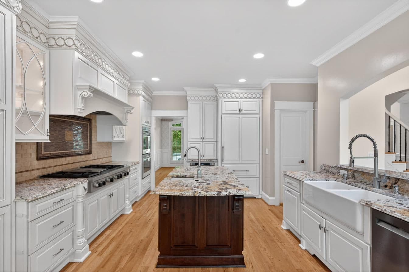 Wolf and Sub-Zero culinary suite in the primary residence kitchen